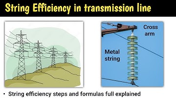 string efficiency in power system | string efficiency | string efficiency in transmission line