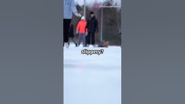 Why Is Ice Slippery? 🫣🥶 #ScienceShorts #youtubeshorts  #FunScience #PhysicsInRealLife #shortsfeed