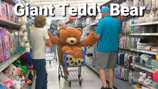 Giant Teddy Bear Prank In Walmart