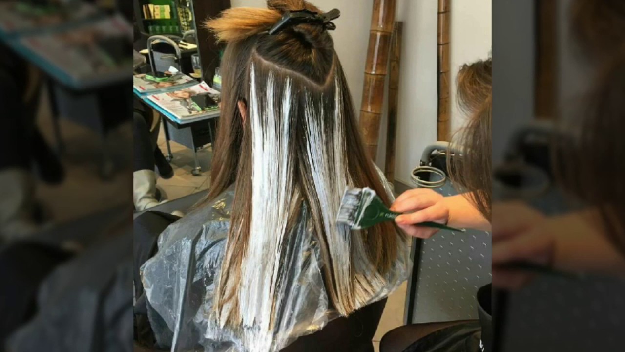 Balayage Blond Tres Clair Polaire Youtube