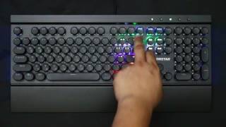 몬스타 데빌스킬 MK108 뉴페이스 레트로키캡 LED모드