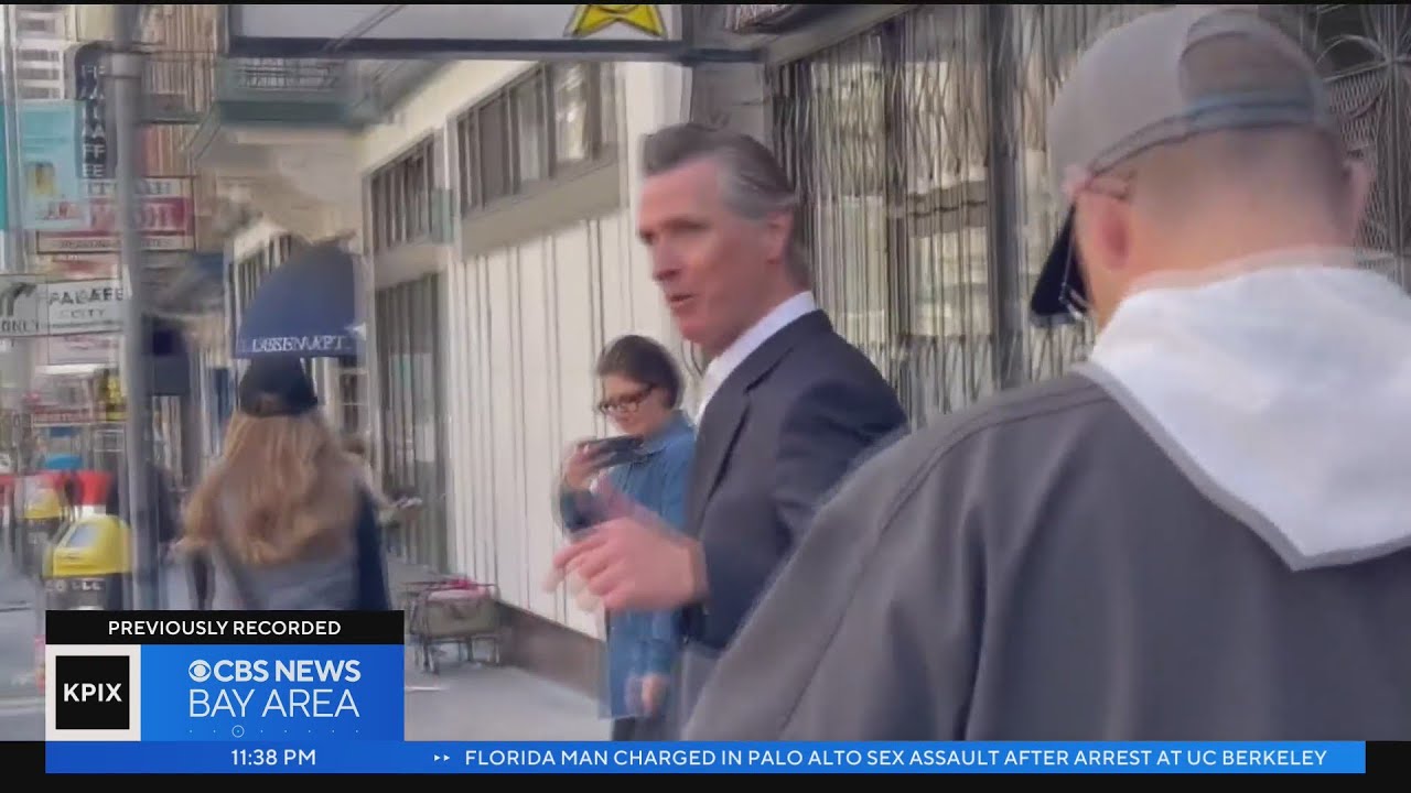 Gov. Gavin Newsom makes unannounced visit to San Francisco's Tenderloin neighborhood