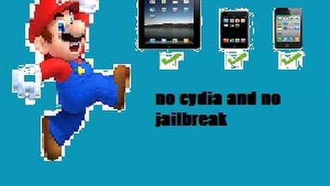 How to get mario bros. iPhone iPad ipod no jailbreak no cydia iOS 6 iOS 7
