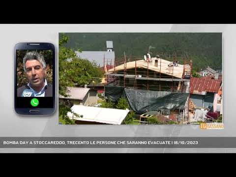 BOMBA DAY A STOCCAREDDO, TRECENTO LE PERSONE CHE SARANNO EVACUATE | 18/10/2023