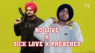 No Love x Sick Love x Peaches (Trap Mix Mashup) | Sidhu Moosewala | Shubh | cg yy dj