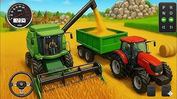 Drive Modern Tractor Farming Game Simulator 3D - New Child Android Game 2025 - Android Game 