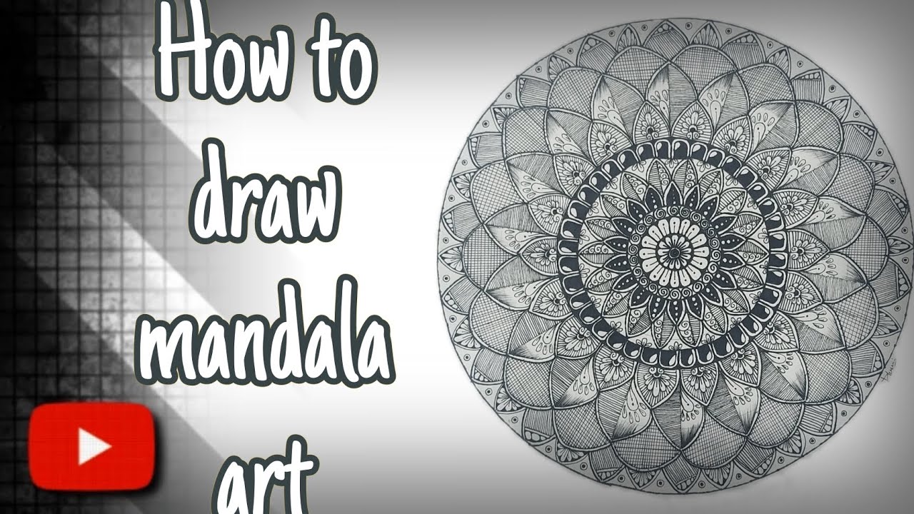 Mandala art for beginners || Mandala art step by step 💫 - YouTube