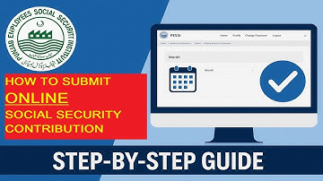 How to Submit Monthly Social Security Contribution in PESSI Online Portal  I PESSI