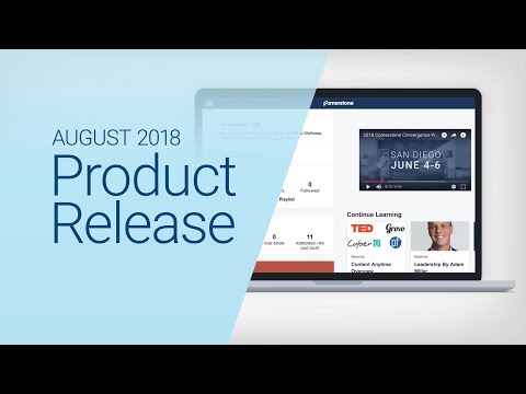 Cornerstone 2018 August Product Release