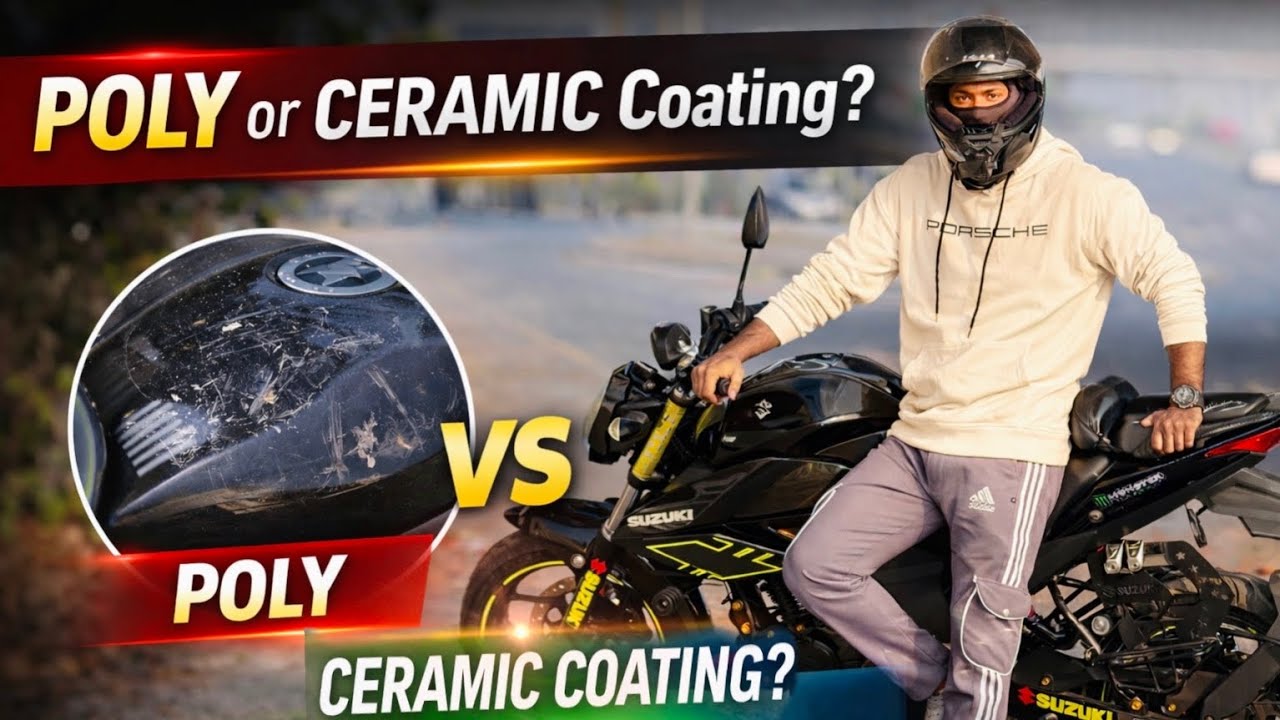 বাইকে পলি লাগাবেন নাকি সিরামিক কোটিং করাবেন | Bike Protection এ  কোনটা Best ? MotoVlog | SHIDUNI