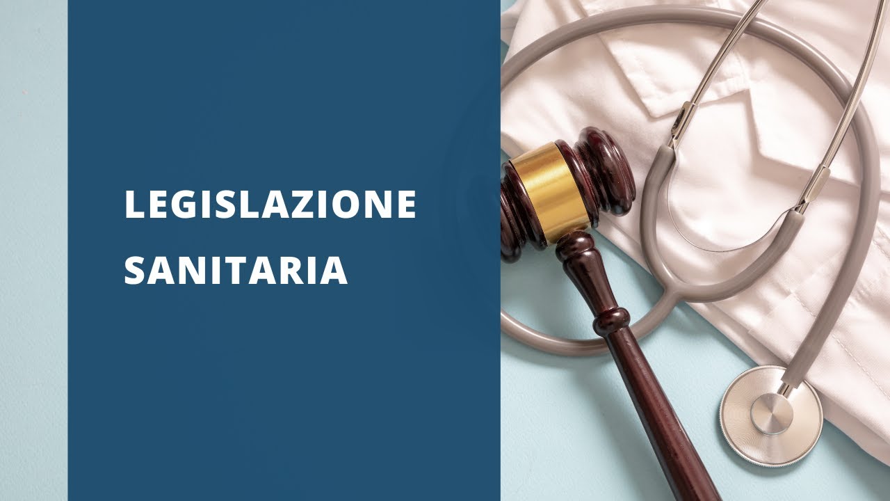Presentazione  corso online Legislazione Sanitaria