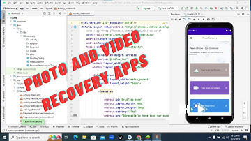 Photo & Video recovery  apps full Project !! Android Apps Development