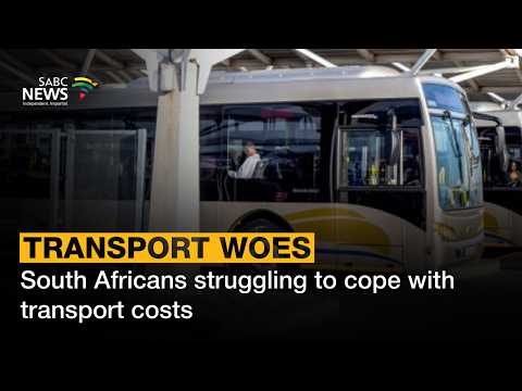 South Africans struggling to cope with transport costs