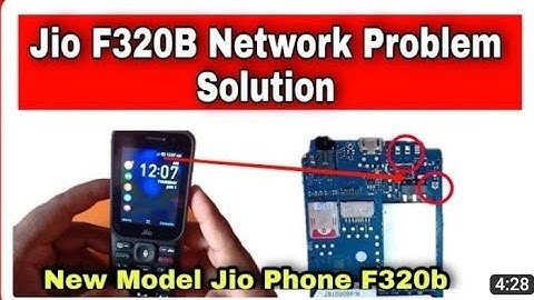Jio F320B Network problem solution / Lyf Jio Jio f320b network running solution
