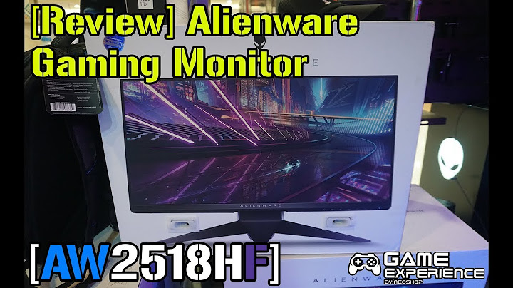 Dell 24.5 alienware tn aw2518h g-sync ม อสอง