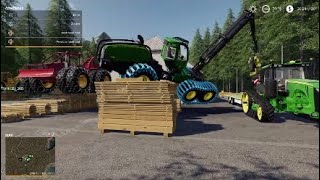 Farming Simulator 19 When We Get Bored In A Logging Map