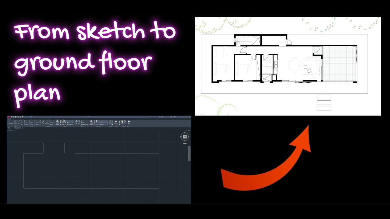 From Sketch to Floor Plan - YouTube