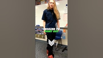 Student Calls Out Lazy Teacher...