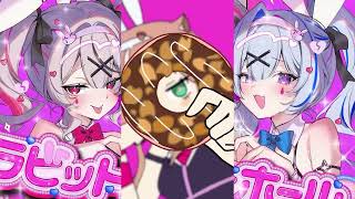 [Hololive Mashup] Rabbit Hole [ラビットホール] - DECO*27 by Risu and Kanata-Chloe