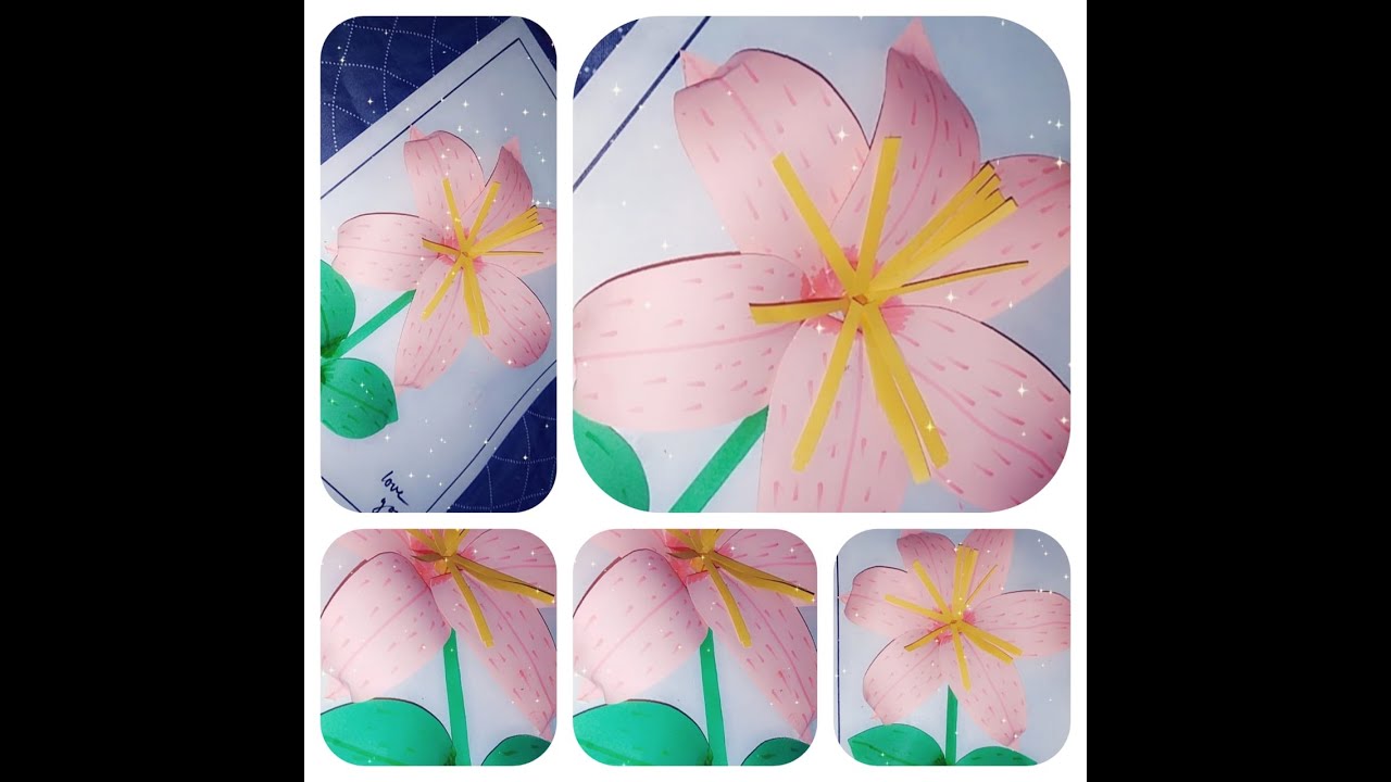 Diy Flower paper |how to make flower|Sibling Crafts World
