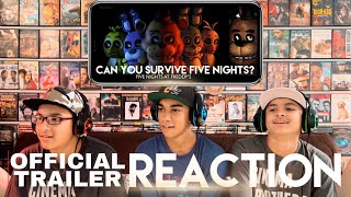 Five Nights At Freddys [4K] Official Trailer Reaction & Review