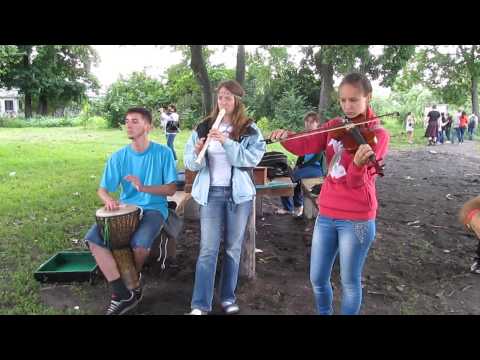 группа Freigeist в парке города Тростянец