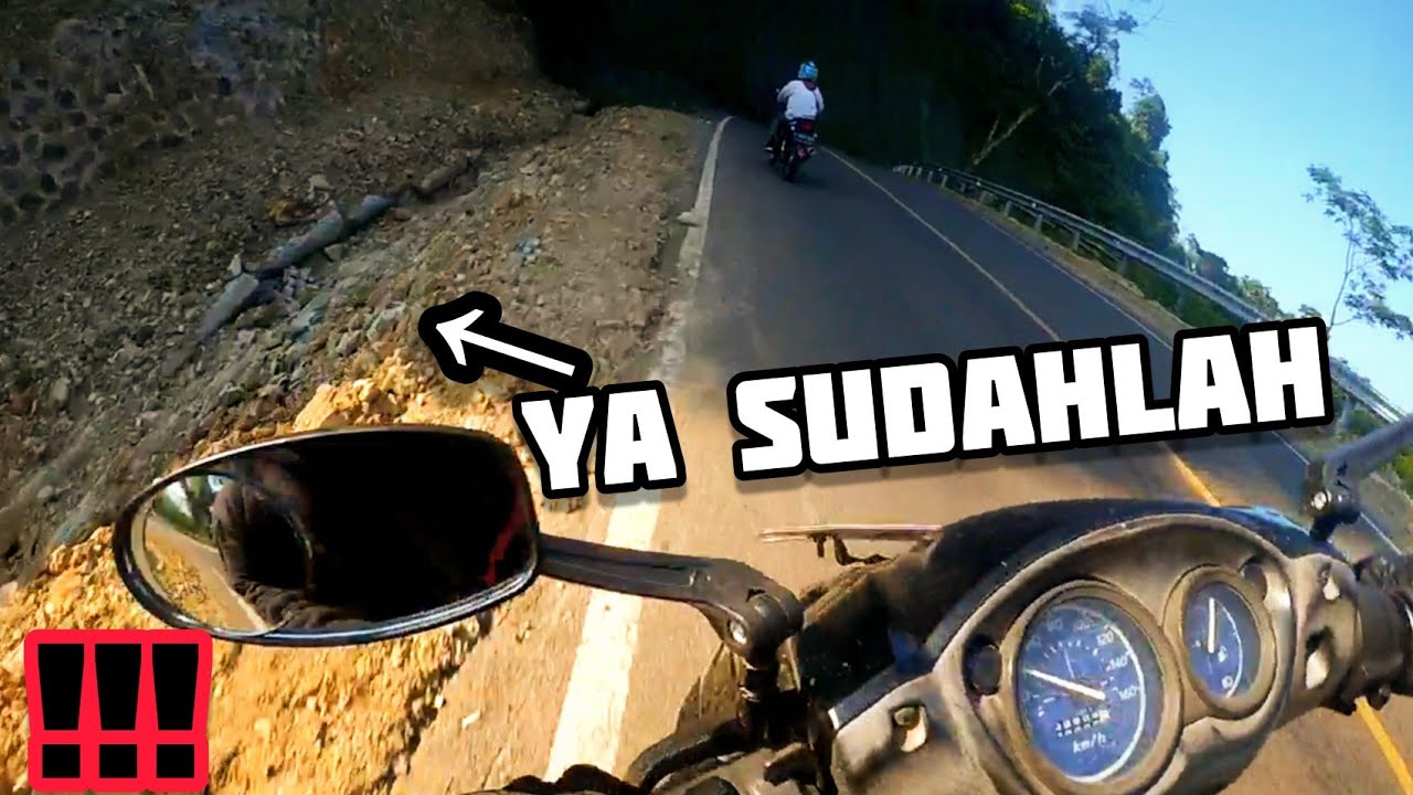 Suzuki Skywave 125 | Hampir Crash di Tikungan Akibat Pakai Ban Cacing