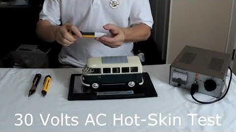 How to test for an unsafe RV "Hot Skin Condition"