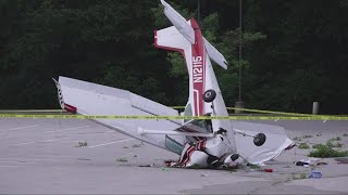 Update: Small plane crashes near Akron middle school; 2 people taken to hospital