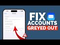 How to Fix Unable to View Mail accounts in Settings on iPhone I Fix iPhone issues