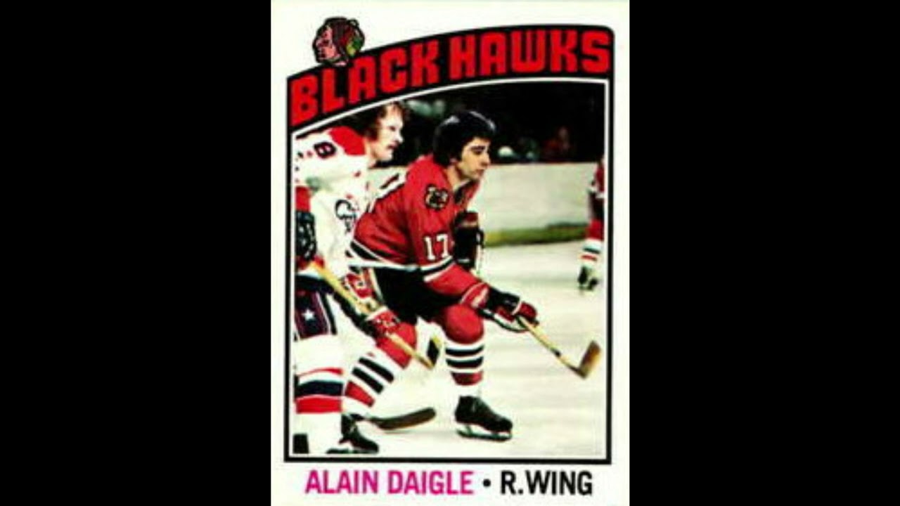 Alain Daigle Chicago Blackhawks Two Goals in 15 Seconds Apr. 4, 1976