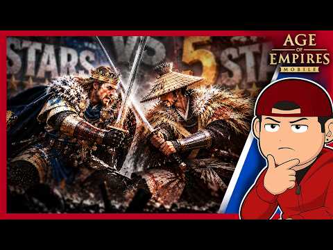 Age of Empires Mobile: 3-Star Canute vs 5-Star Miyamoto