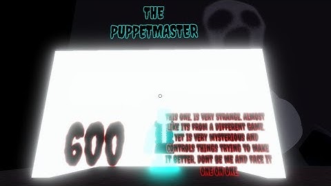 Undertale: Crash of Realitys The Puppetmaster Showcase