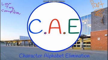 Character Alphabet Elimination Background Music and Songs in Low Tone Compilation (Part 2)