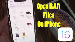 How To Open RAR Files On iPhone! [Extract .RAR] | iOS 16 screenshot 4