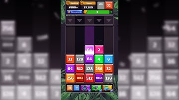 Drop and Merge  - 2048 Number Puzzle