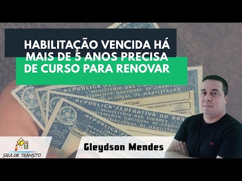 Habilitação vencida há