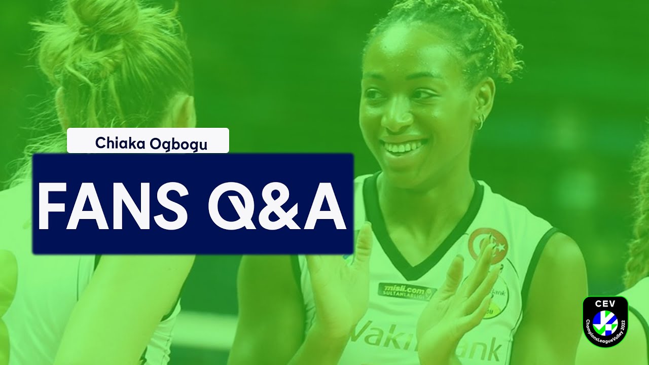 Vakifbank's Chiaka Ogbogu Answers Your Questions I FANS Q&A I #CLVolleyW