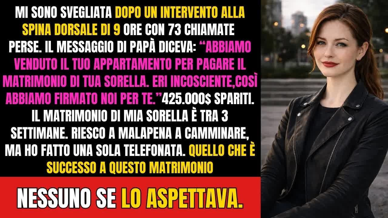 I Miei Genitori Hanno Venduto Il Mio Appartamento Da 425 000$ Mentre Ero In Sala Operatoria, ma…