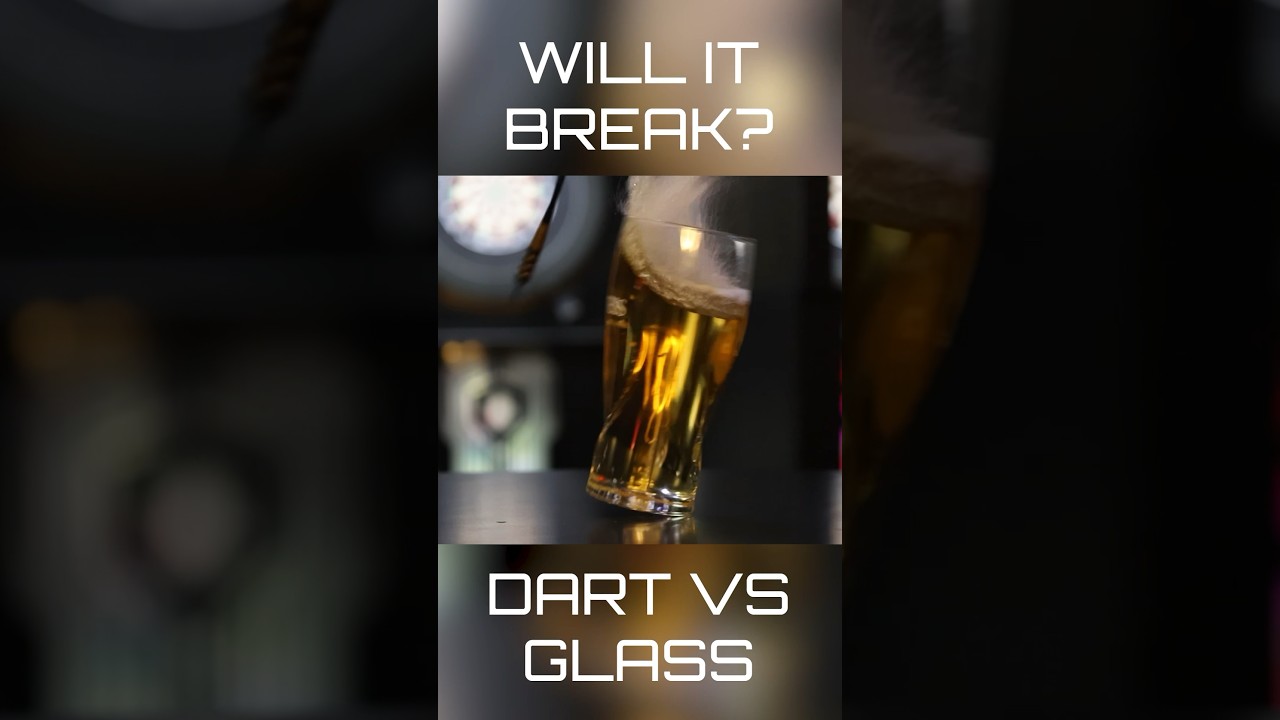 DART VS GLASS 🎯🍺 WILL IT BREAK?! 