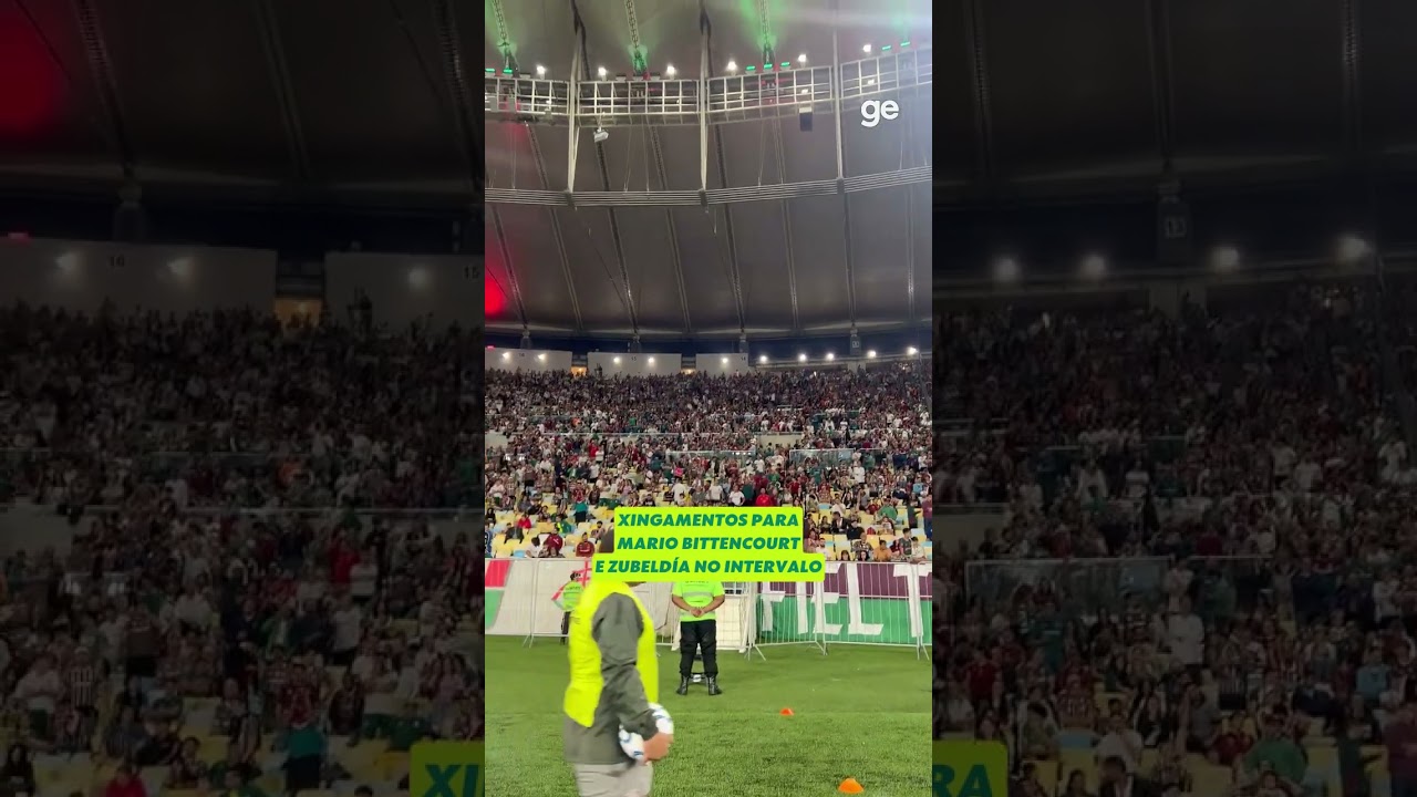 PROTESTOS DA TORCIDA DO FLUMINENSE NO MARACANÃ | #shorts | ge.globo