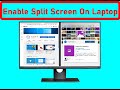 How to enable split screen on your laptop