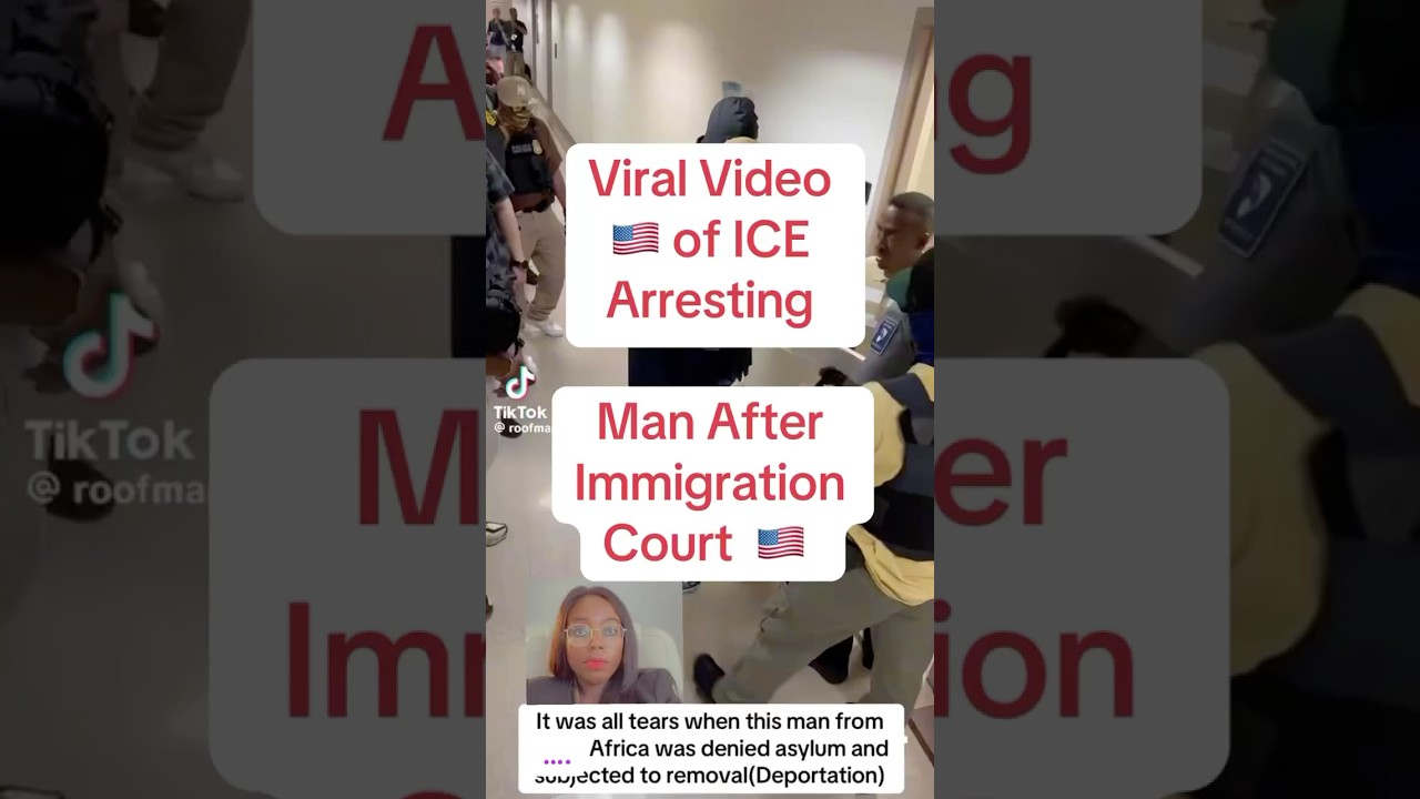 Viral Video of ICE Arresting Man After Immigration Court