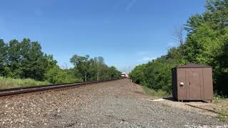 NS DC to AC 4264 & 9717 Lead Eastbound Double Stack Intermodal at Lake Street
