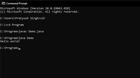 Hello world program using Java | With Detailed Explanation | Important java basics.