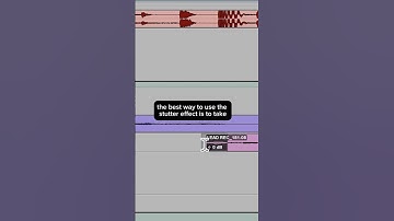 Protools tips & Tricks: stutter effect #protools #producer #tutorial #musicproducer #music #mixing