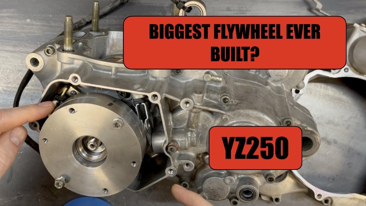 YZ250 Custom Flywheel Weight Part 8 Project Build YouTube