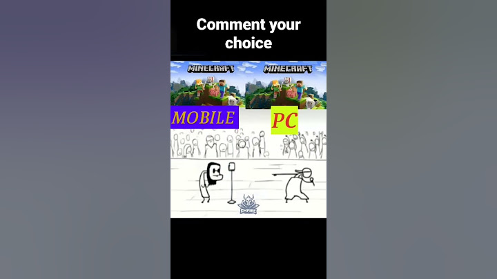 Minecraft Mobile vs Minecraft Pc