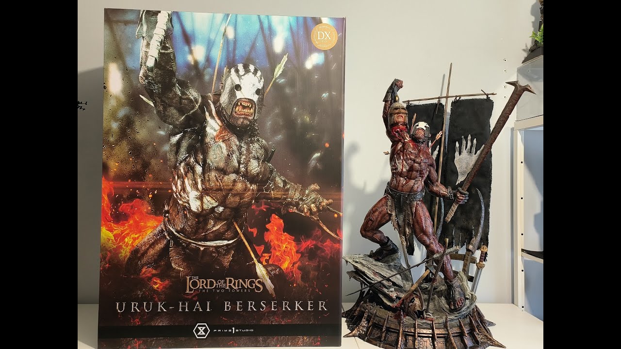 Prime 1 Studio Uruk Hai Berserker 1/4 Statue lord of the rings señor ...