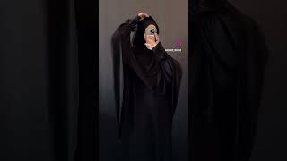 Химар с имитацией платка с вставкой горянка без шва 🖤 #hijab